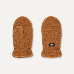 Kids' UGGfluff Mitten - CHESTNUT