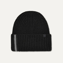 Women's Chunky Rib UGGbraid Beanie - BLACK
