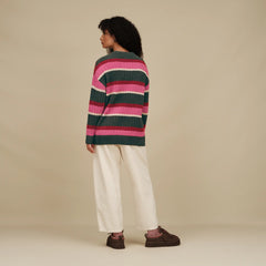 Women's Riz Top Rib - ARUGULA STRIPE