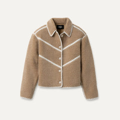 Ellison UGGfluff Shell Jacket - SAND HEATHER