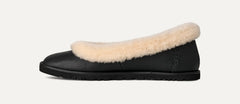 Women's Zora Leather Ballet Flat - BLACK