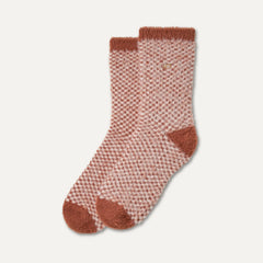 Men's Brevin 3/4 Crew - AUTUMN SEPIA / VANILLE CHECK