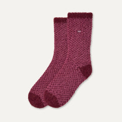 Women's Enlie Crew - COFFEE BERRY / STRAWBERRY CHECK