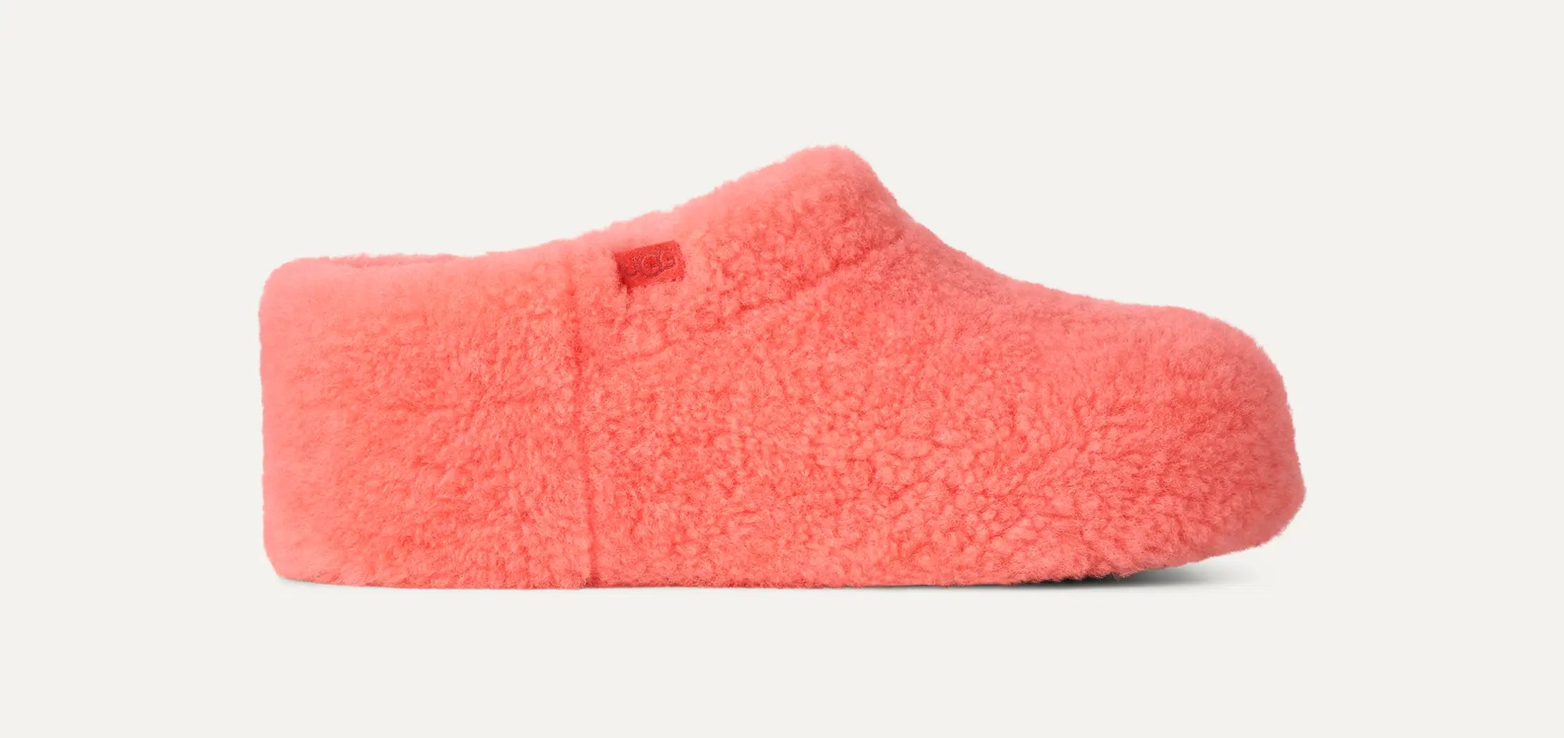 Women's Enwrap Fluffed Clog - ORANGE GERBERA