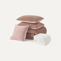 Home Brody Comforter Set T/TXL - ROSEWOOD