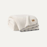 Home Color Stitch Coco Throw 50"x70" - SNOW