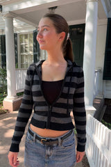 Alana Cropped Striped Sweater