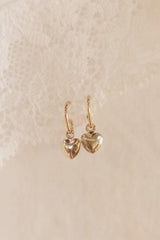 Heart Charm Earrings
