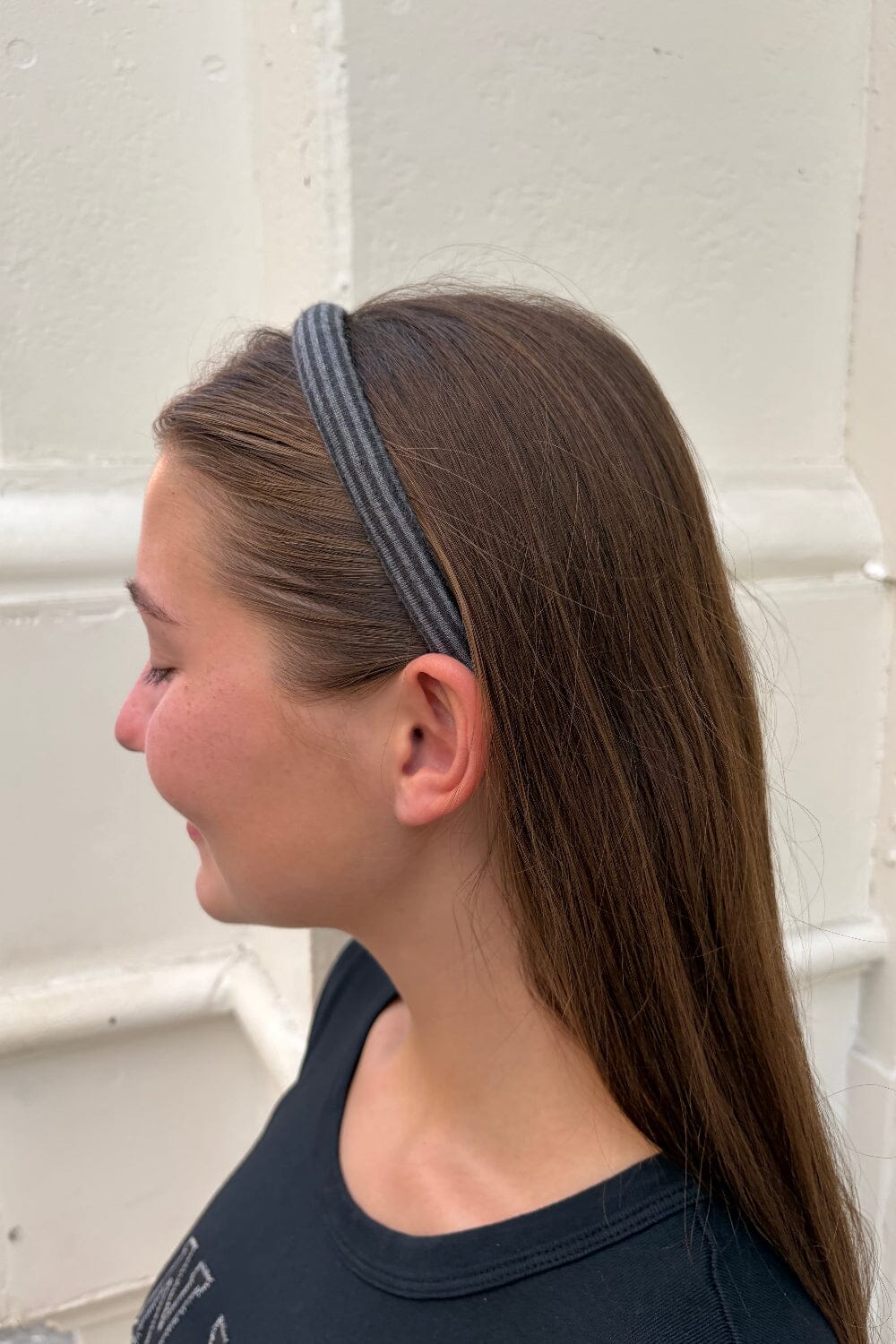 Dark Grey Black Stripe
