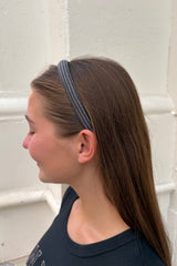 Dark Grey Black Stripe