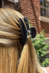 Navy With White Polka Dots