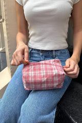 Plaid Makeup Bag