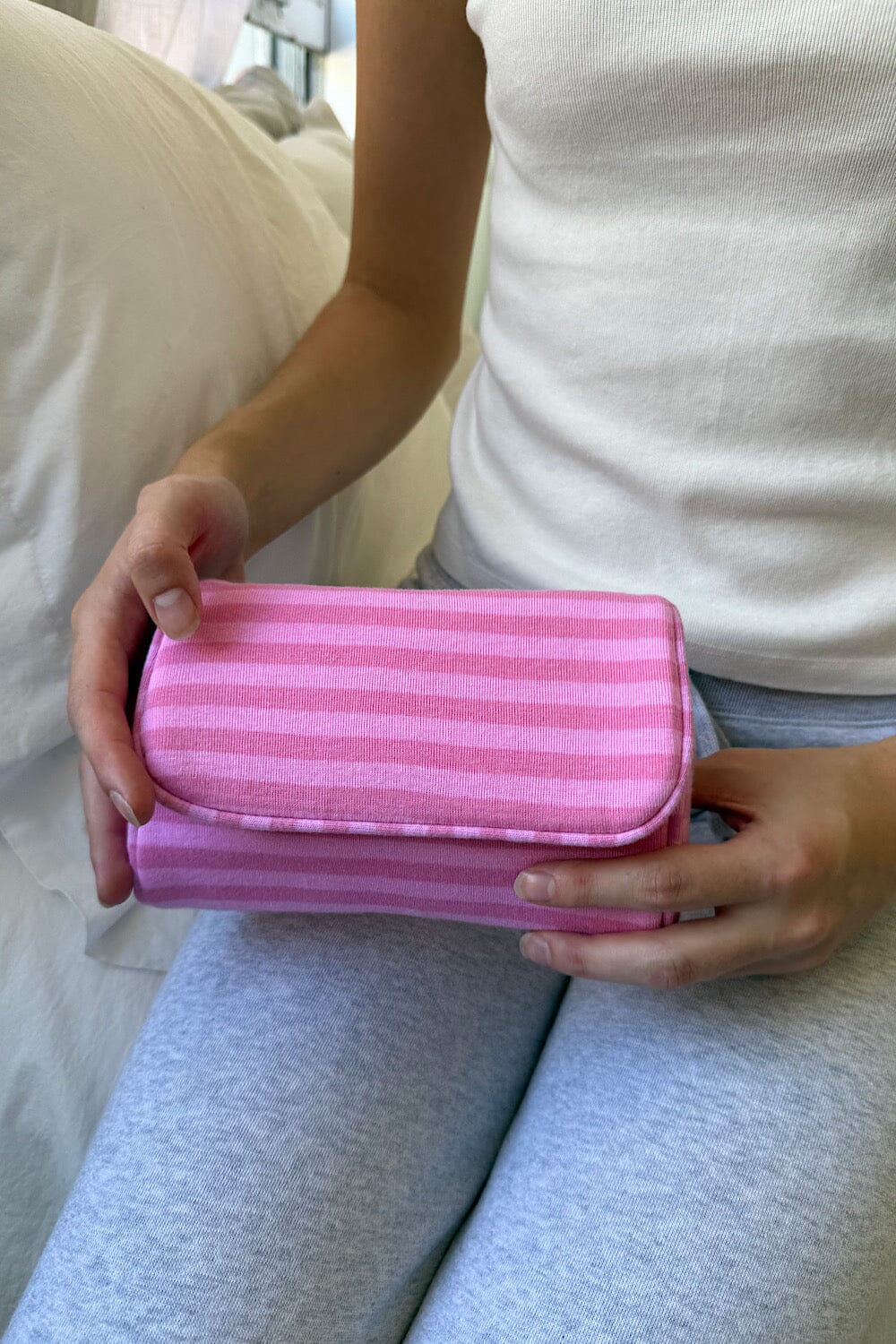 Bubblegum Pink and Pink Stripes
