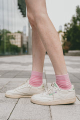 Bubblegum Pink and Pink Stripes