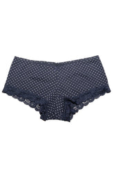 Navy White Polka Dots / XS/S