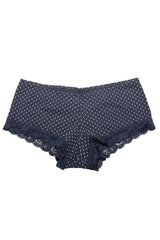 Navy White Polka Dots / XS/S