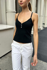 Lorene Button Top