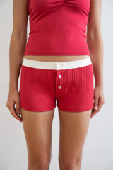 Boy Short Thick Ribbed Underwear