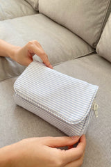 Stripe Makeup Bag