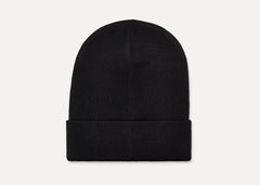 Men's High Crown Beanie - BLACK