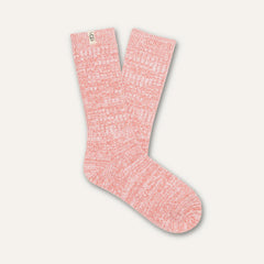 Women's Rib Knit Slouchy Crew Sock - DUSK
