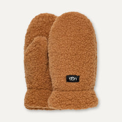 Kids' UGGfluff Mitten - CHESTNUT
