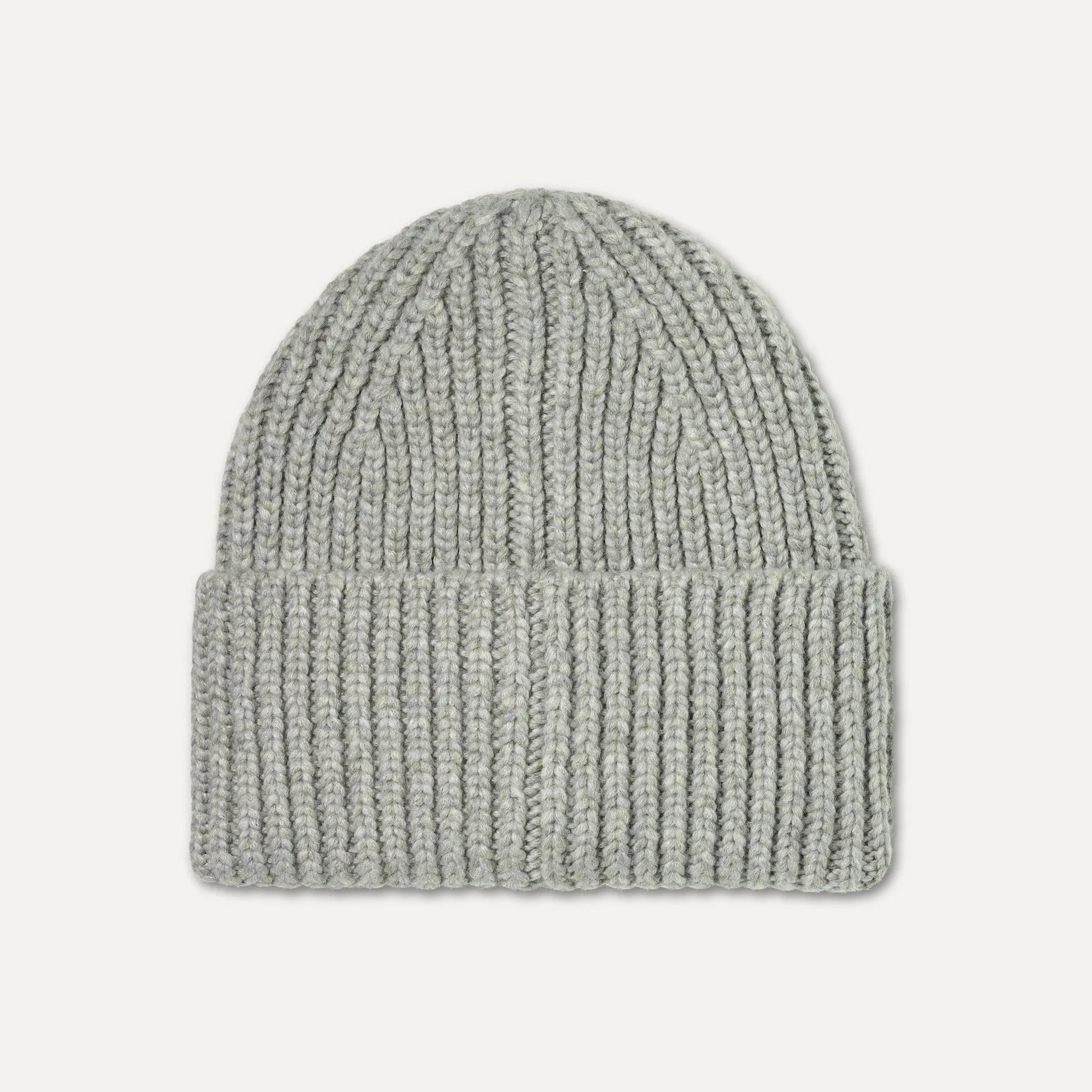Men's Chunky Rib Beanie - COBBLE