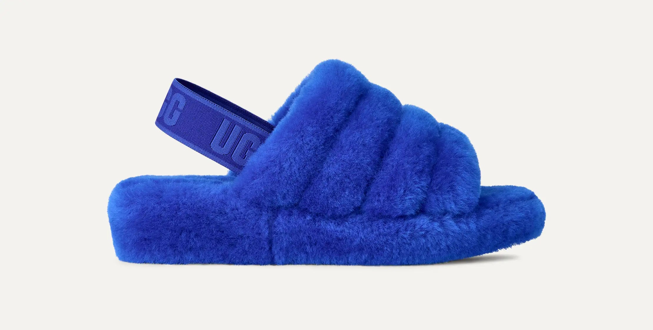 Women's Fluff Yeah Slide - REGAL BLUE / DAZZLING BLUE