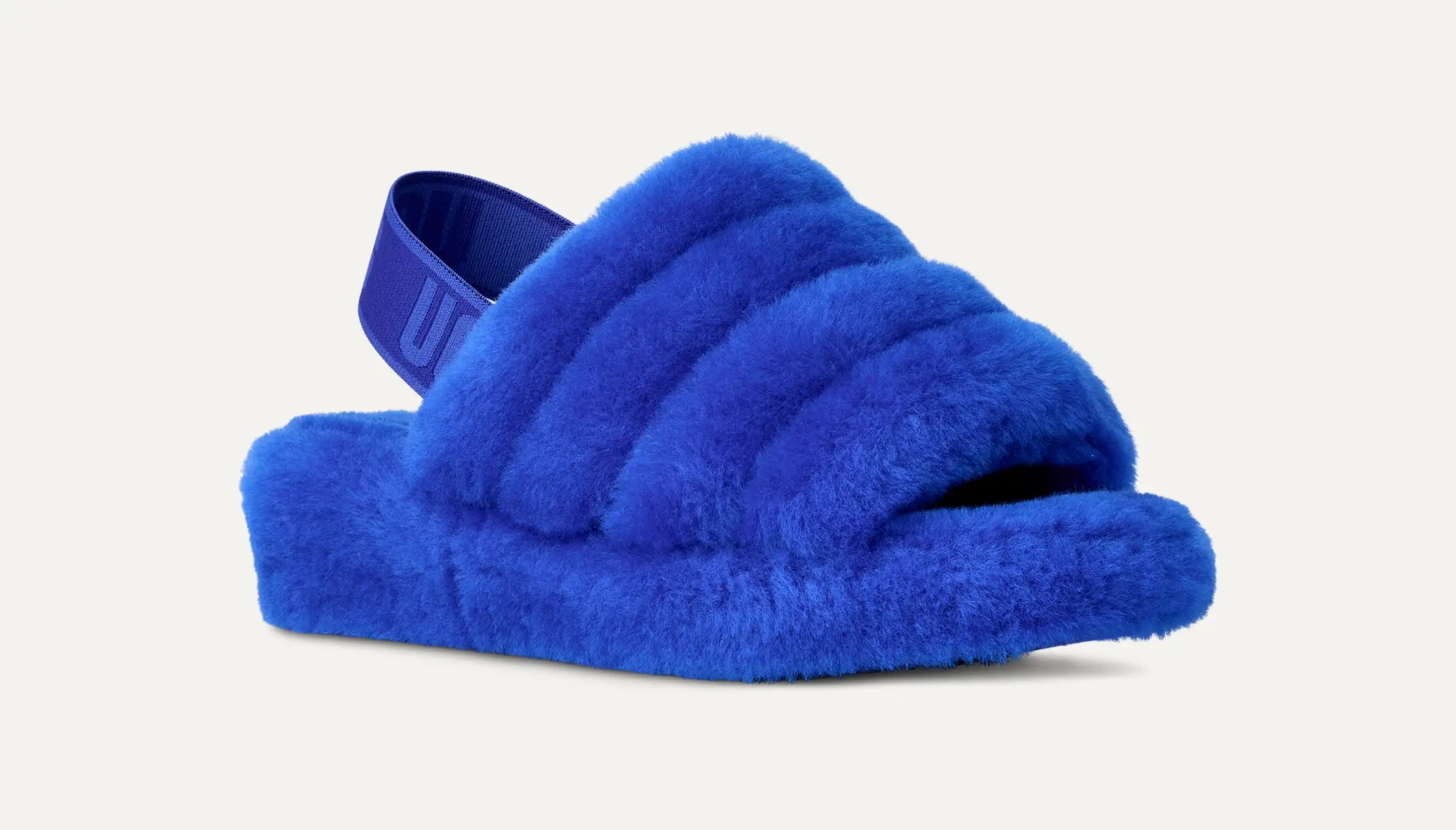 Women's Fluff Yeah Slide - REGAL BLUE / DAZZLING BLUE
