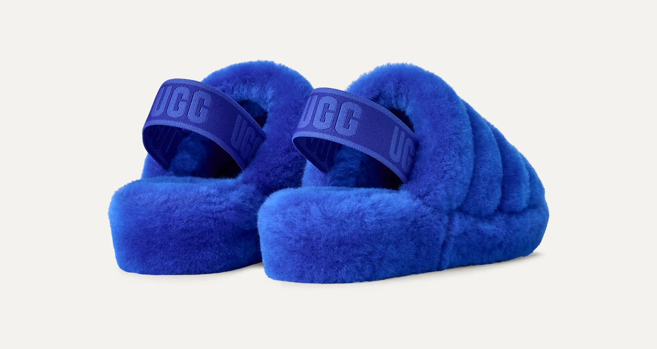 Women's Fluff Yeah Slide - REGAL BLUE / DAZZLING BLUE