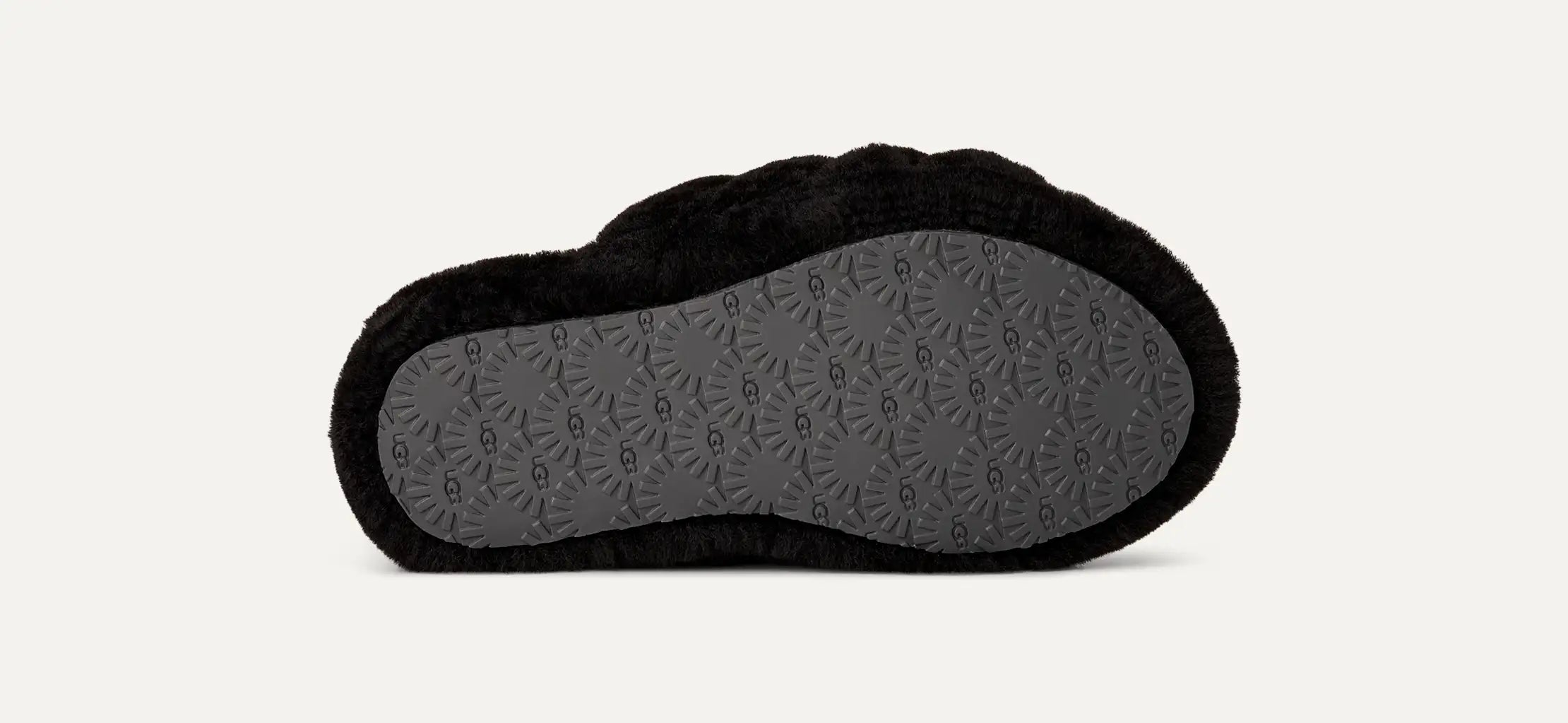 Kids' Fluff Yeah Slide - BLACK / DARK SHADOW