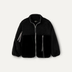 Women's Marlene Sherpa Jacket II - BLACK