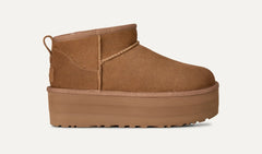 Women's Classic Ultra Mini Platform - CHESTNUT