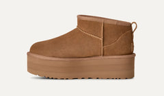 Women's Classic Ultra Mini Platform - CHESTNUT