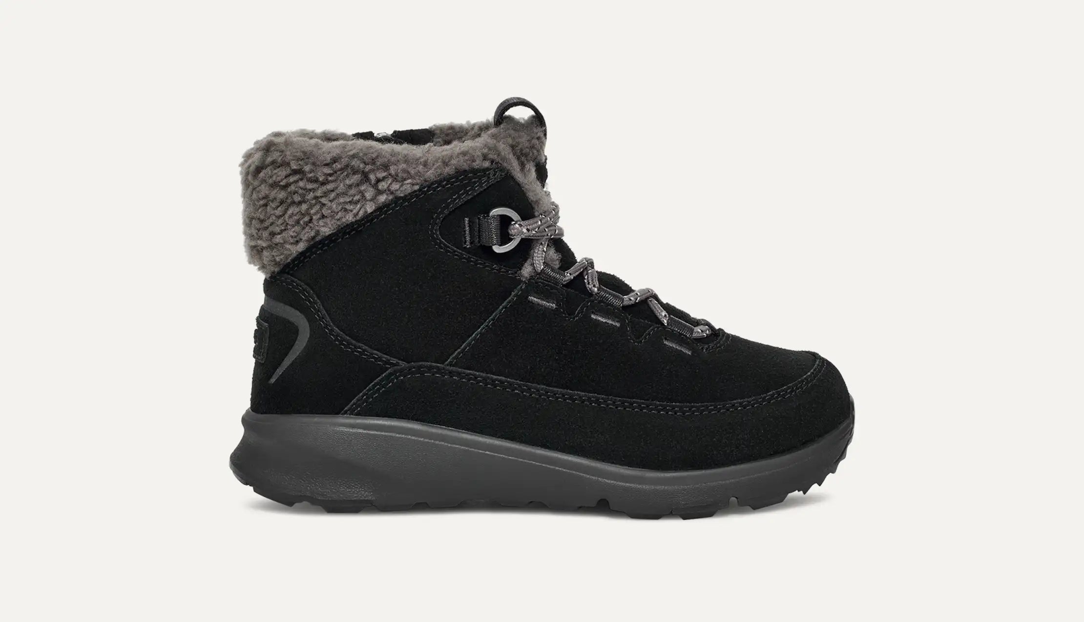 Kids' TerreTrail Cozy Lace - BLACK
