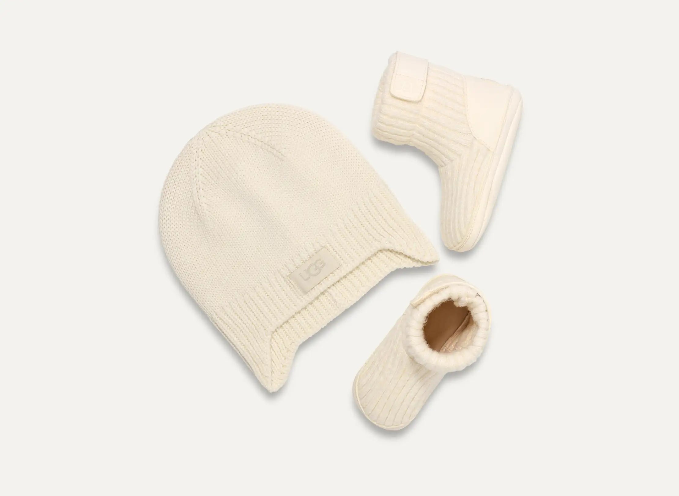Baby Skylar and UGG Beanie - CREAM