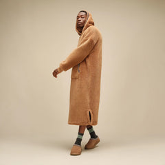 All Gender UGGfluff Oversized Hoodie - CHESTNUT