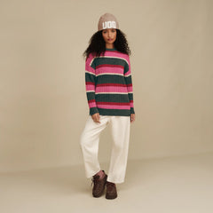 Women's Riz Top Rib - ARUGULA STRIPE