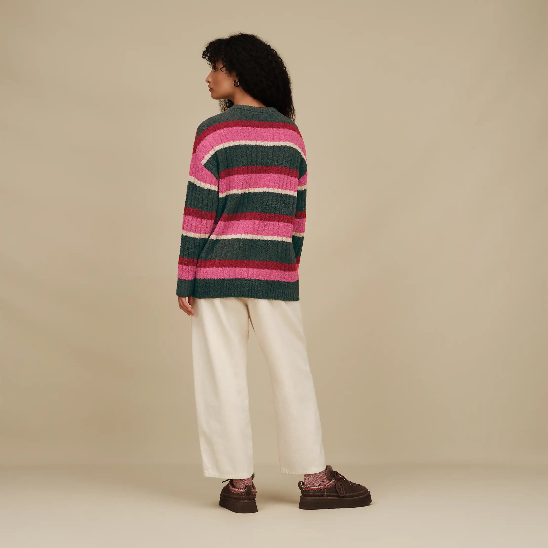 Women's Riz Top Rib - ARUGULA STRIPE