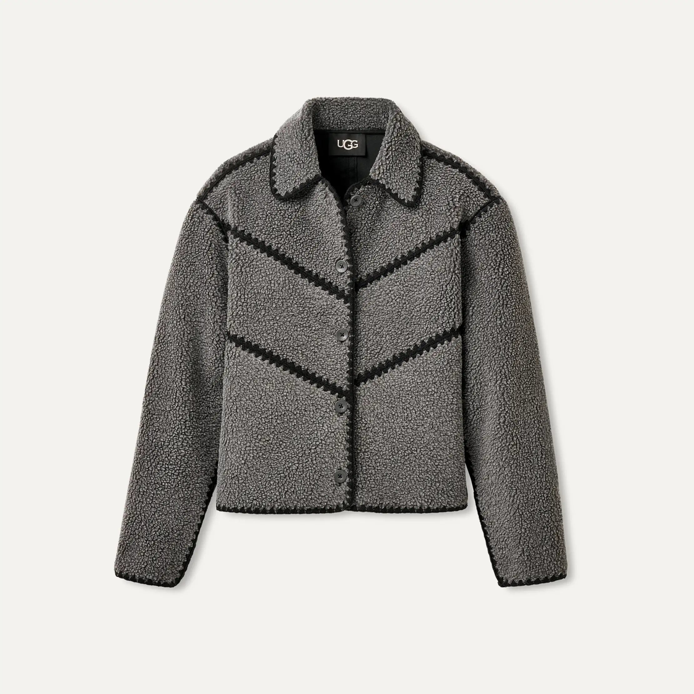Ellison UGGfluff Shell Jacket - CHARCOAL HEATHER