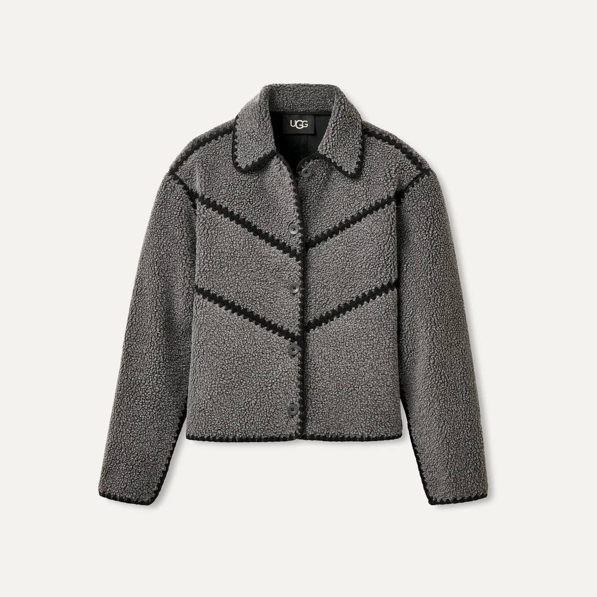 Ellison UGGfluff Shell Jacket - CHARCOAL HEATHER