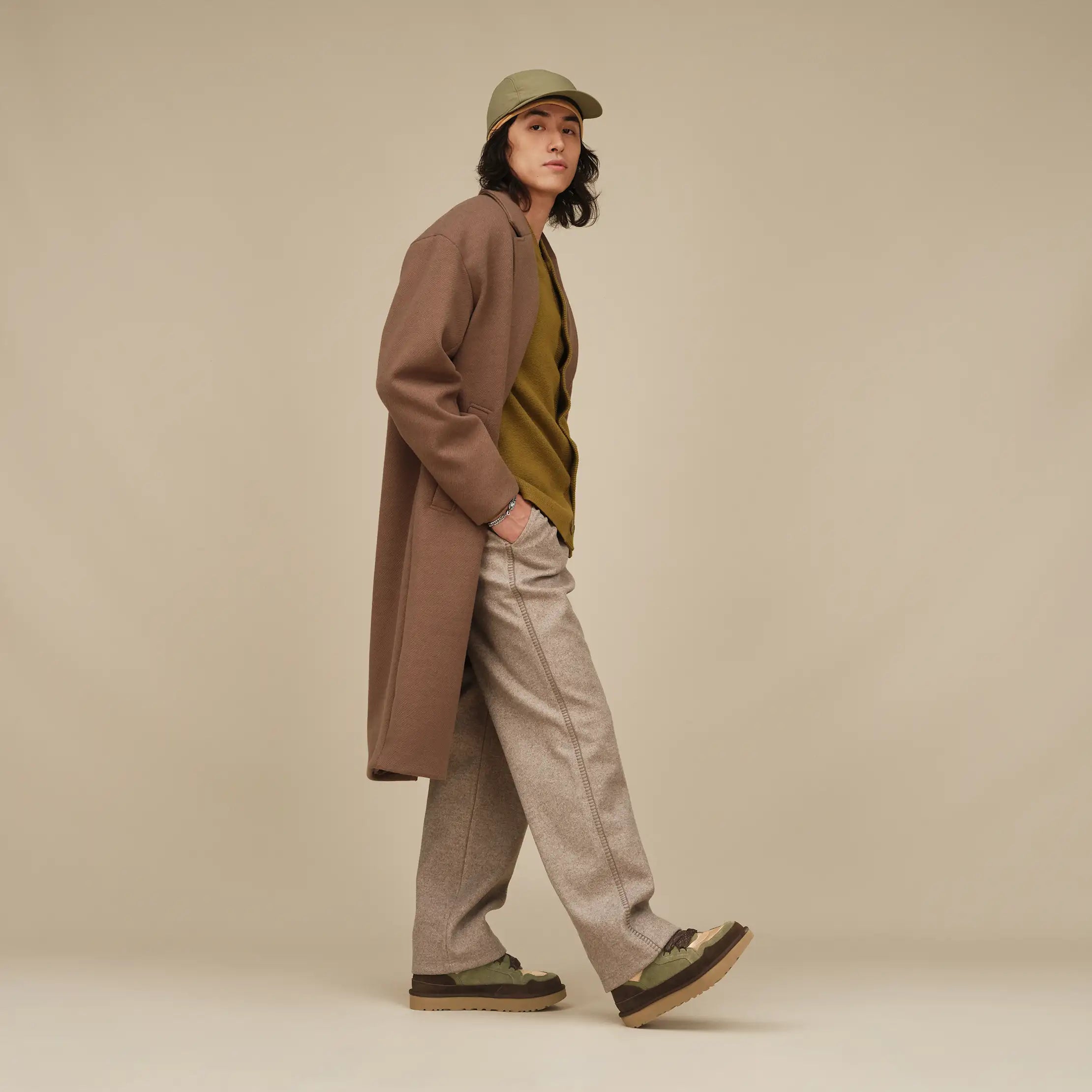 Men's Lowmel - BURNT OLIVE / MUSTARD SEED