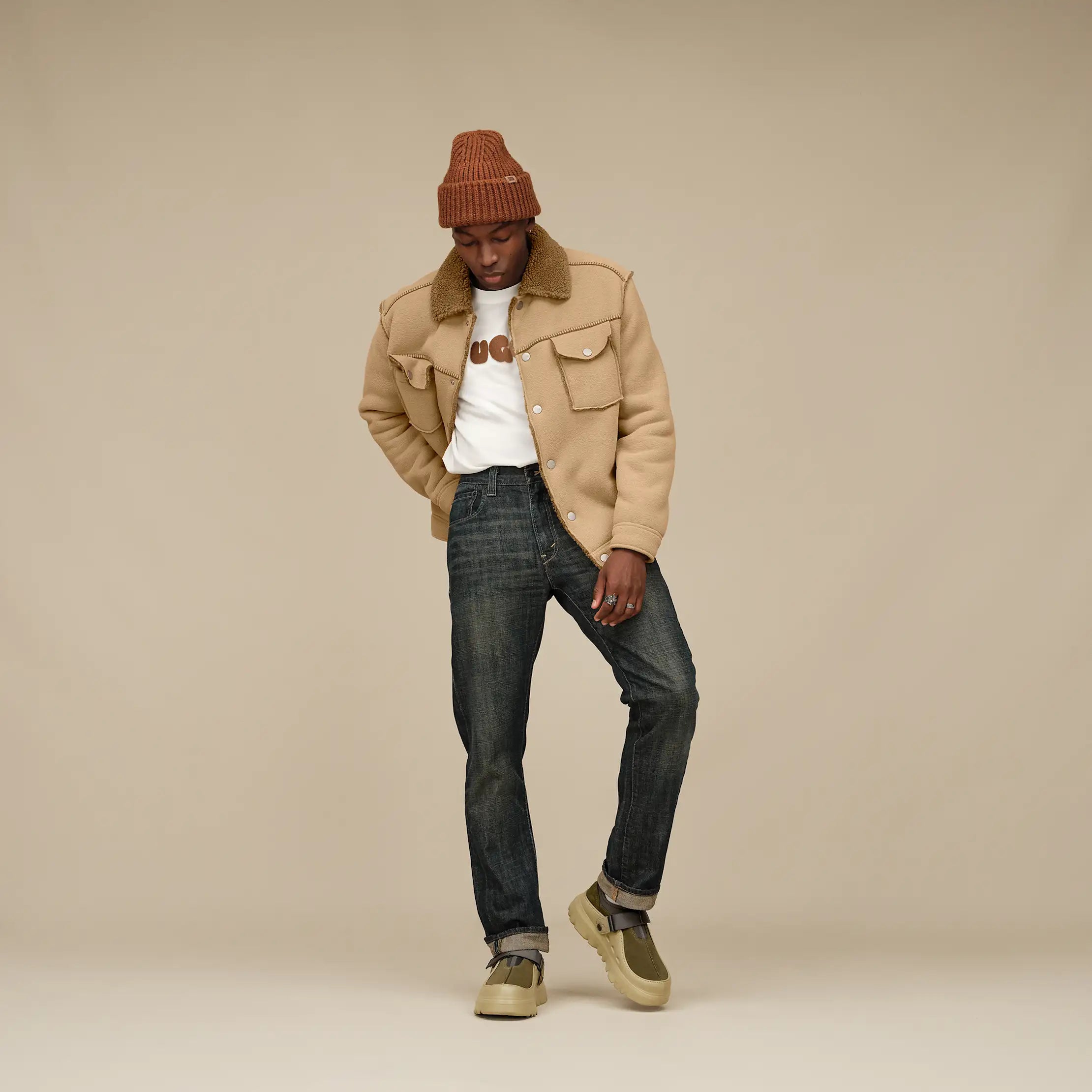 Men's Janson UGGfluff Jacket II - SAND