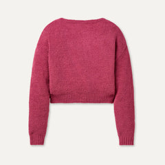 Women's Novalie Slouchy Pullover - STRAWBERRY
