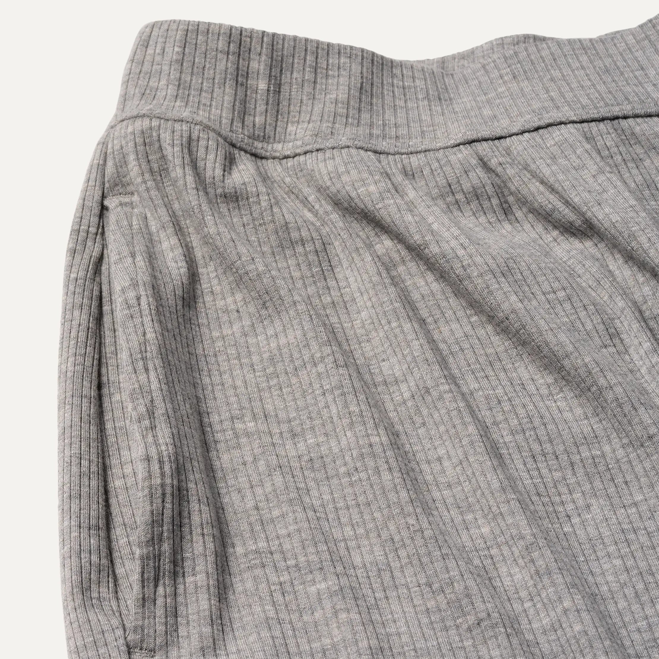 Women's Imogen Wide Leg Pant Rib - GREY HEATHER