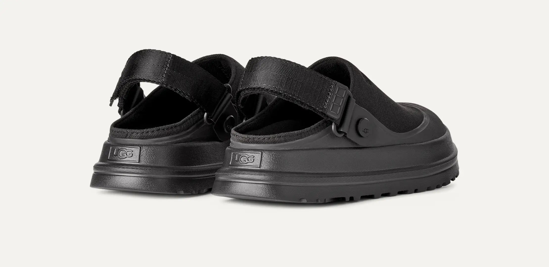 Women's GoldenGlow Canvas Clog - BLACK