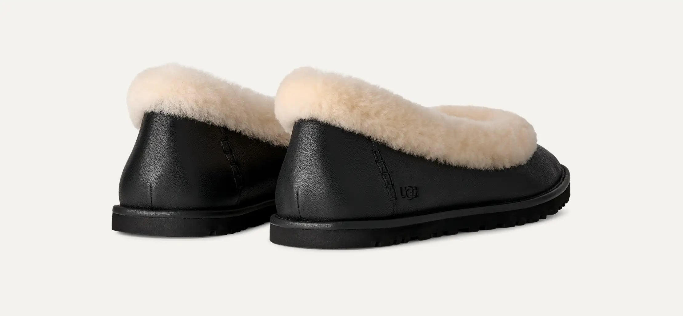 Women's Zora Leather Ballet Flat - BLACK