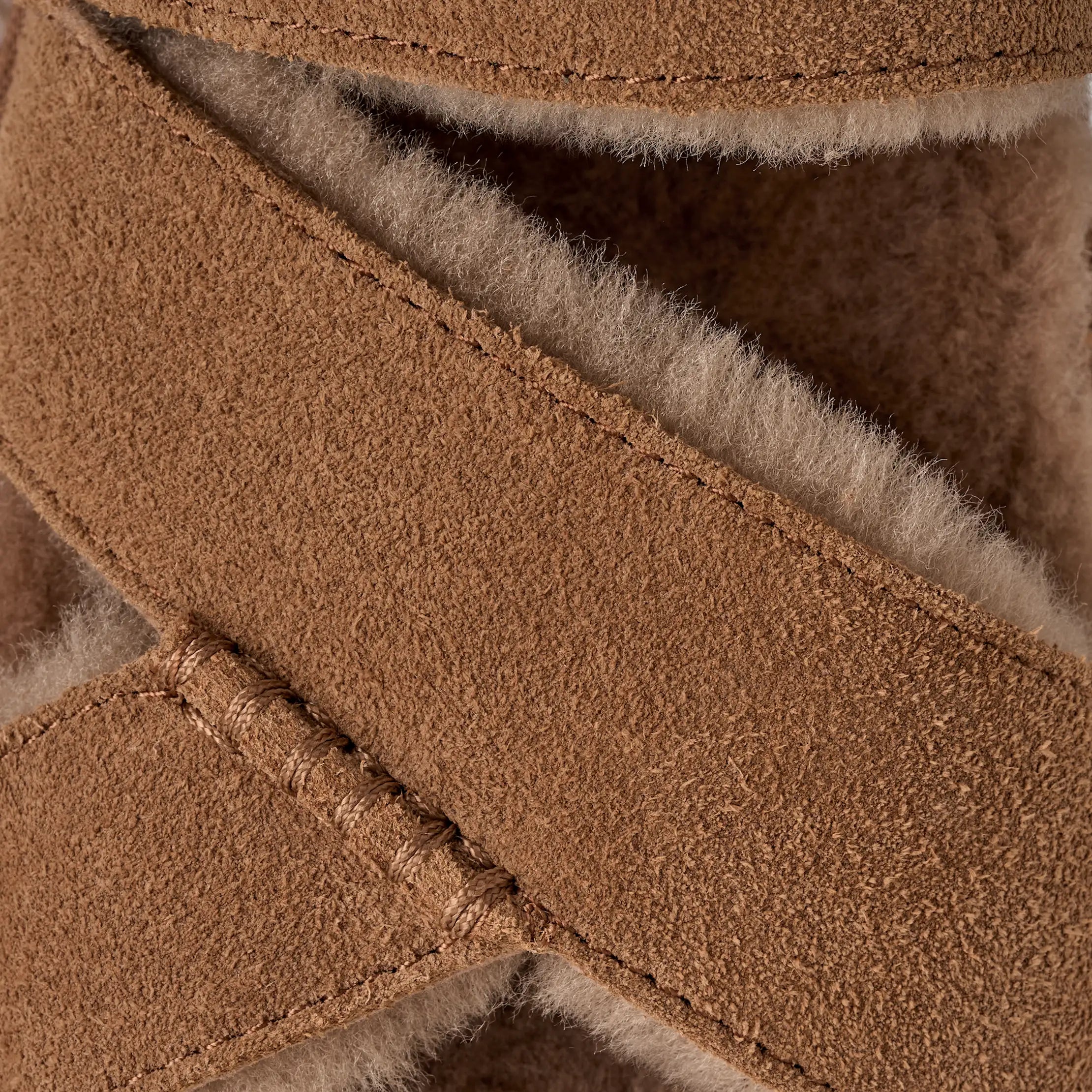 Women's Greenport Cross Strap Slide - CHESTNUT