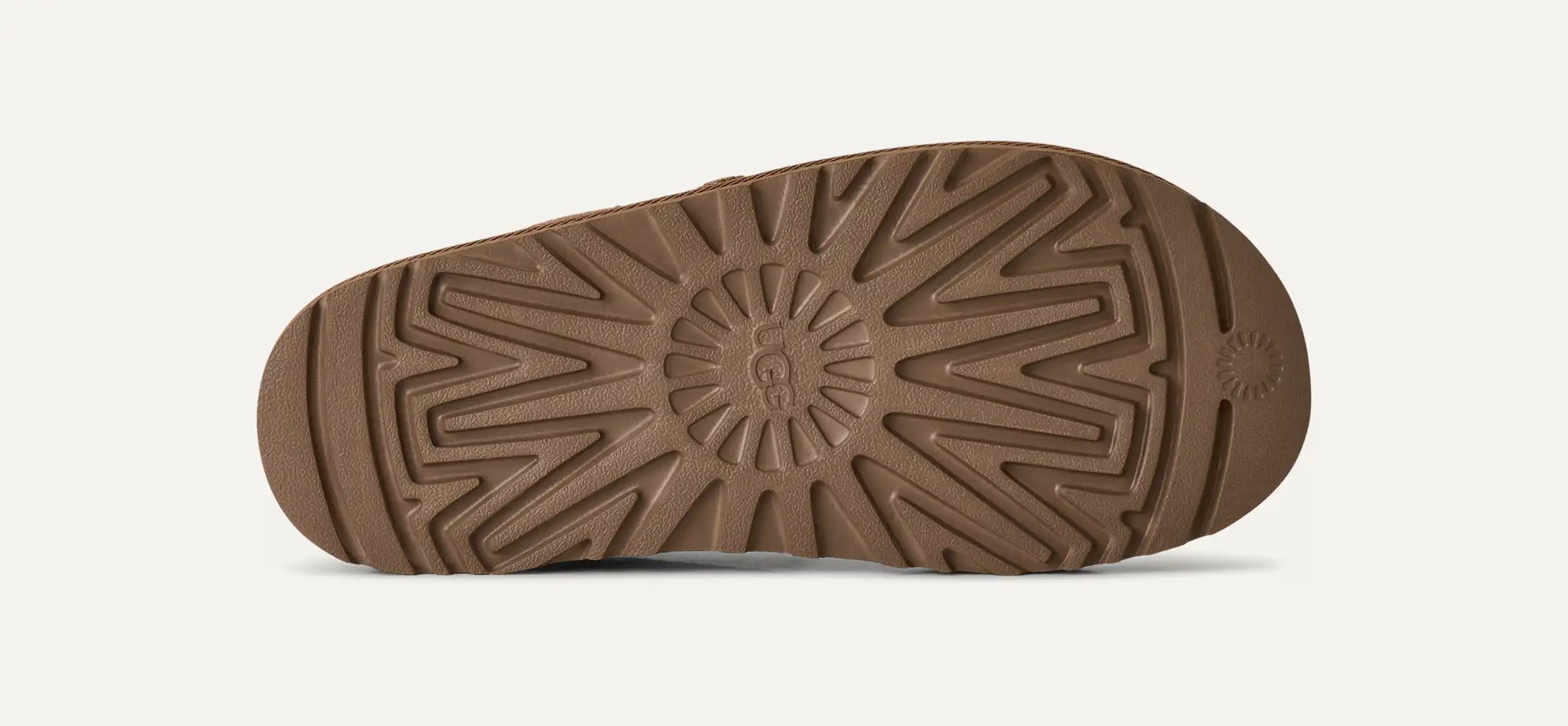 Women's Greenport Cross Strap Slide - CHESTNUT