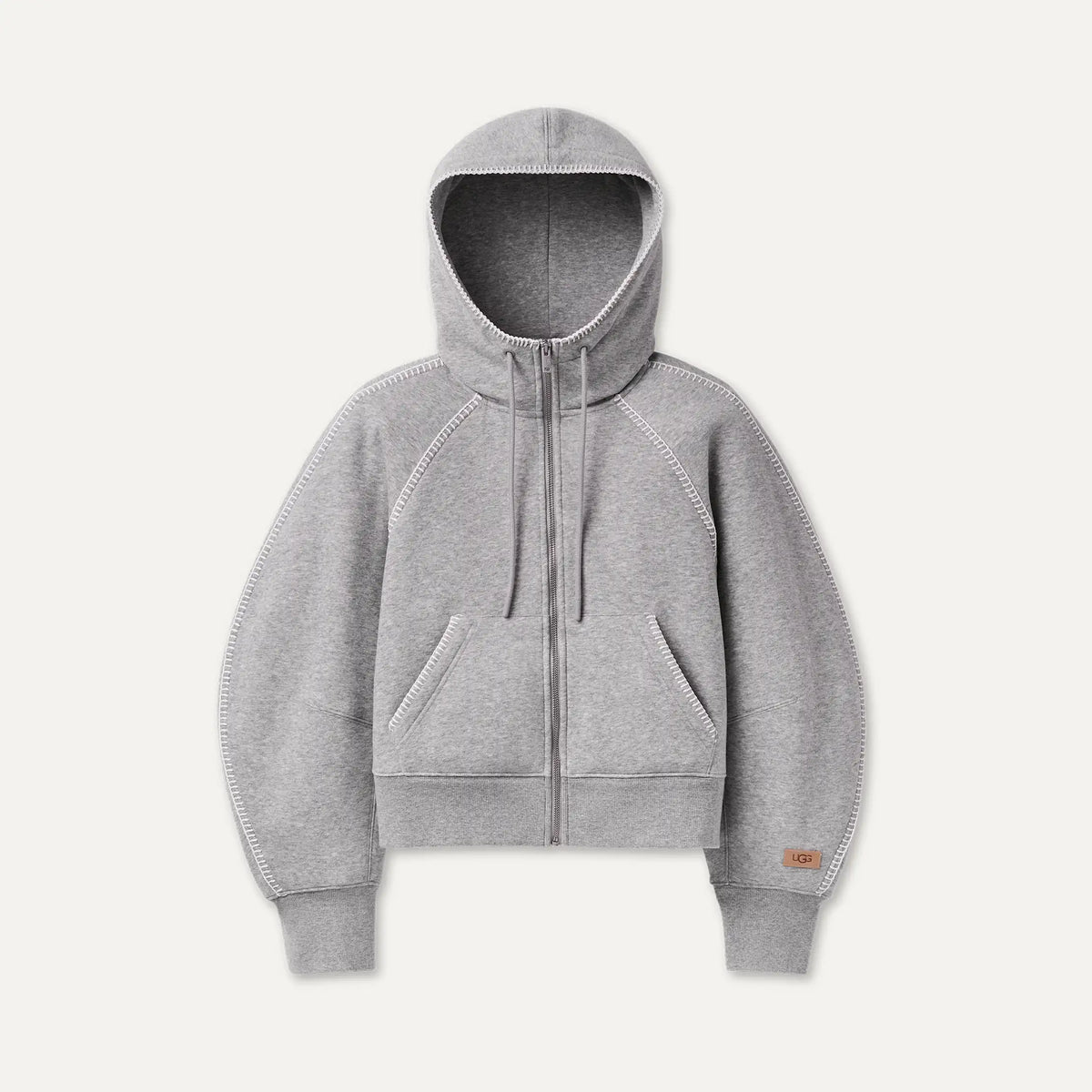 Women's Classic Full-Zip Hoodie - GREY HEATHER